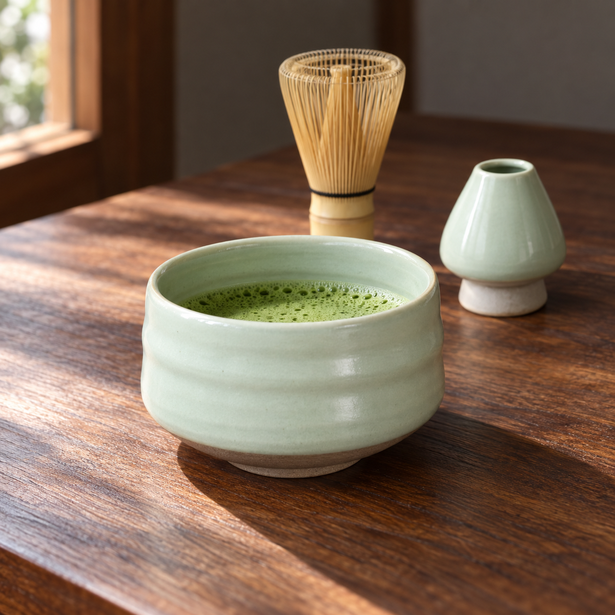 Ceramic Matcha Bowl – 650 mL | Bowl Only or 4-Piece Set