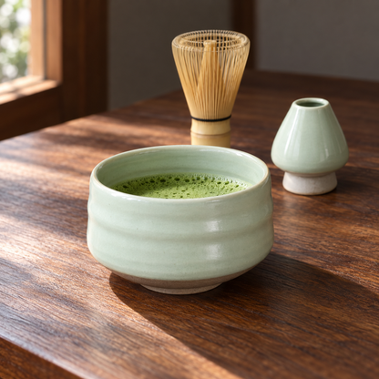 Ceramic Matcha Bowl – 650 mL | Bowl Only or 4-Piece Set