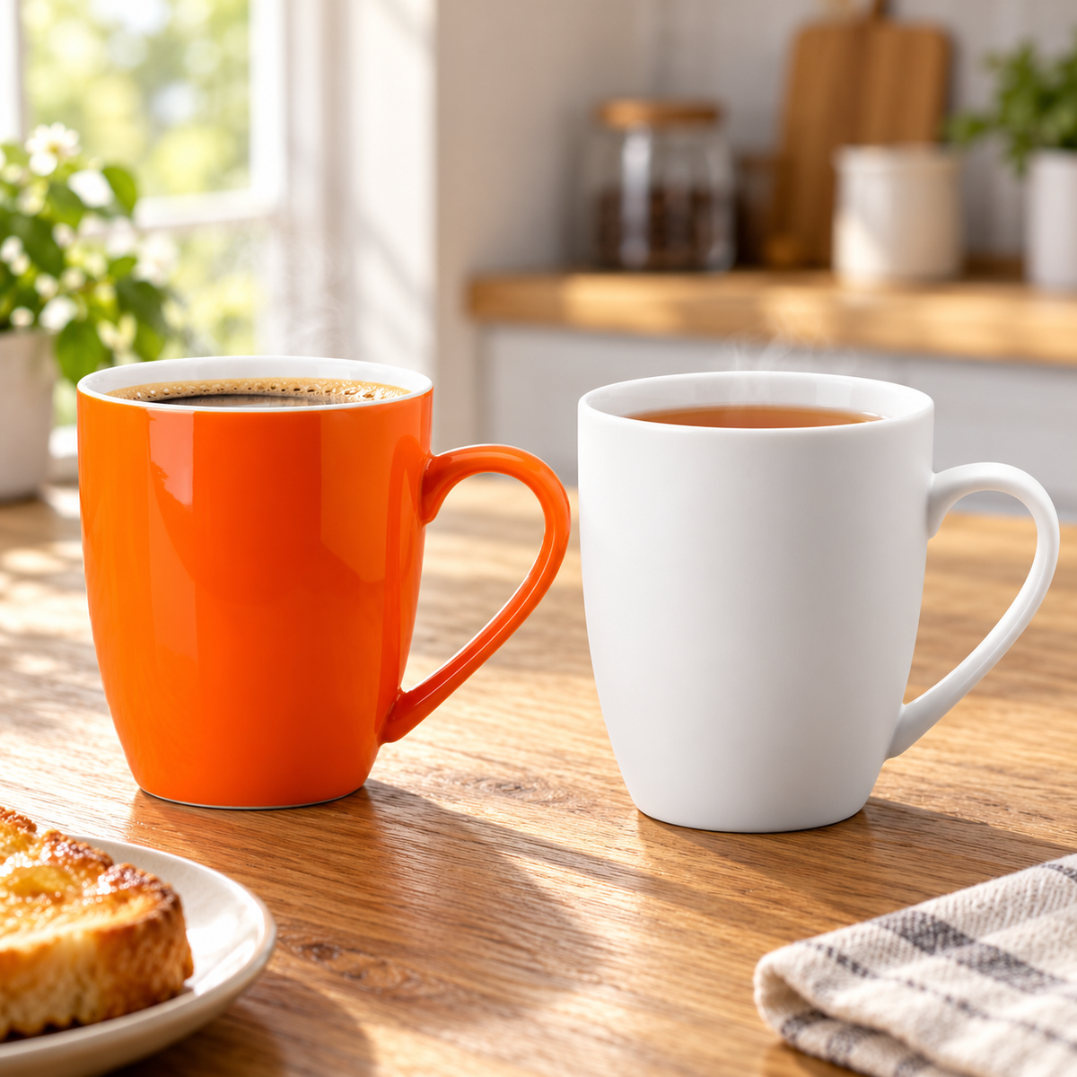 Everyday Ceramic Coffee Mug, 330 ml – Four Colors