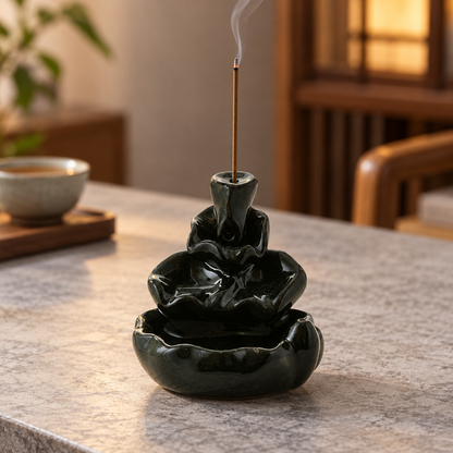 Sculptural Ceramic Incense Stick Holder