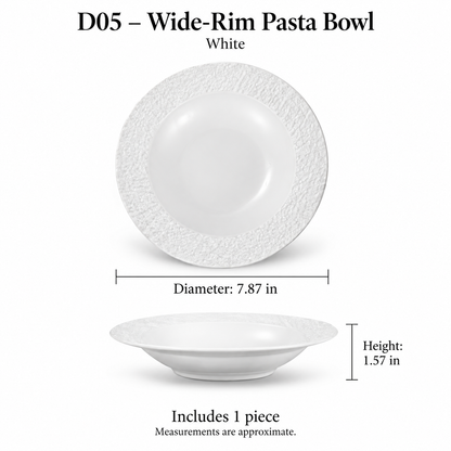 Rock Texture Ceramic Dinnerware Collection – Black & White