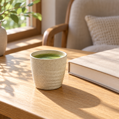 Handmade Speckled Ceramic Tea Cup – 135 mL / 200 mL