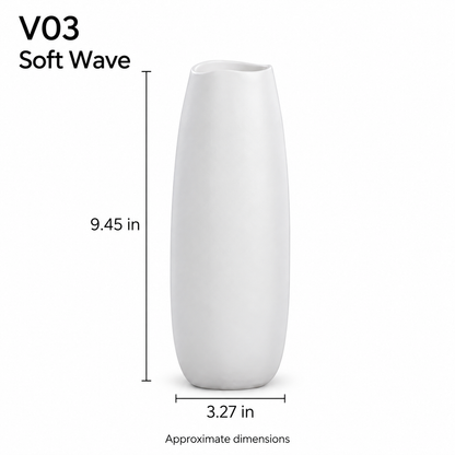 White Ceramic Vase – 15 Sculptural & Textured Styles