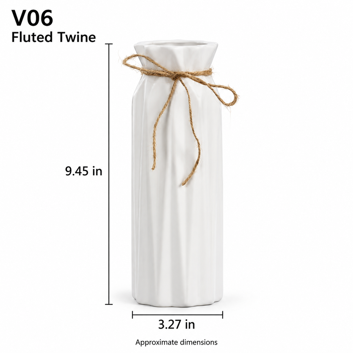 White Ceramic Vase – 15 Sculptural & Textured Styles