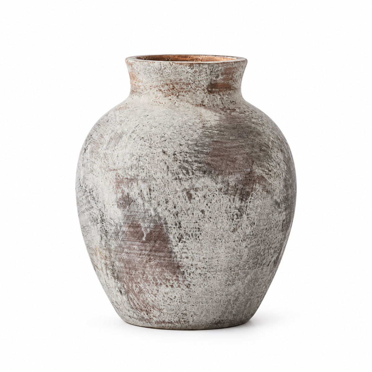 Rustic Ceramic Vase – Small Textured Accent Vase