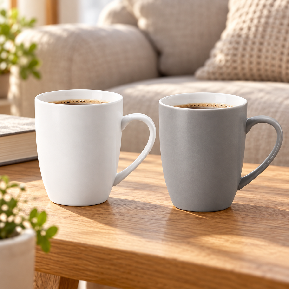 Everyday Ceramic Coffee Mug, 330 ml – Four Colors