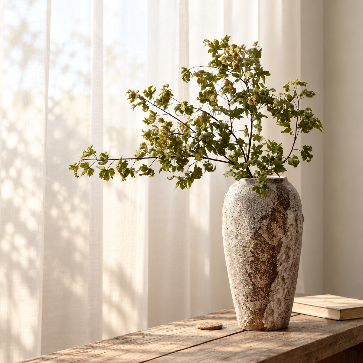 Rustic Textured Ceramic Vase – Individual Styles or Set of 3