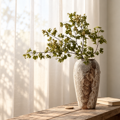 Rustic Textured Ceramic Vase – Individual Styles or Set of 3