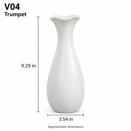 White Ceramic Vase – 15 Sculptural & Textured Styles