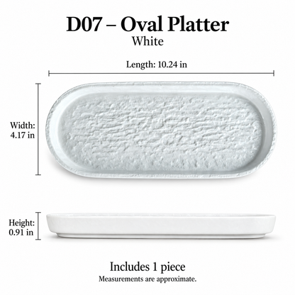 Rock Texture Ceramic Dinnerware Collection – Black & White