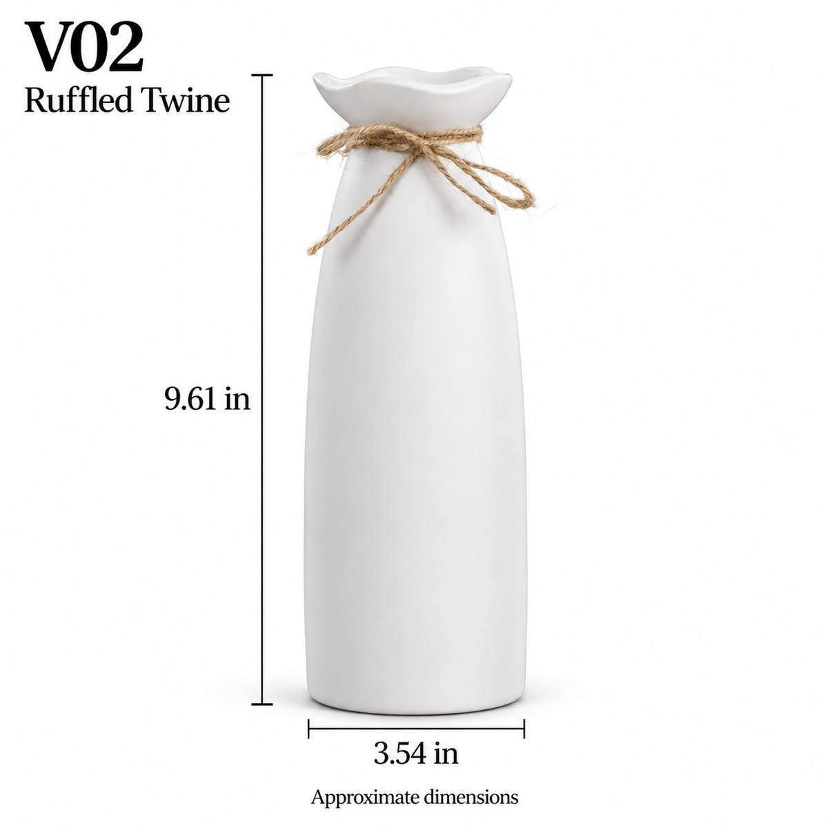 White Ceramic Vase – 15 Sculptural & Textured Styles