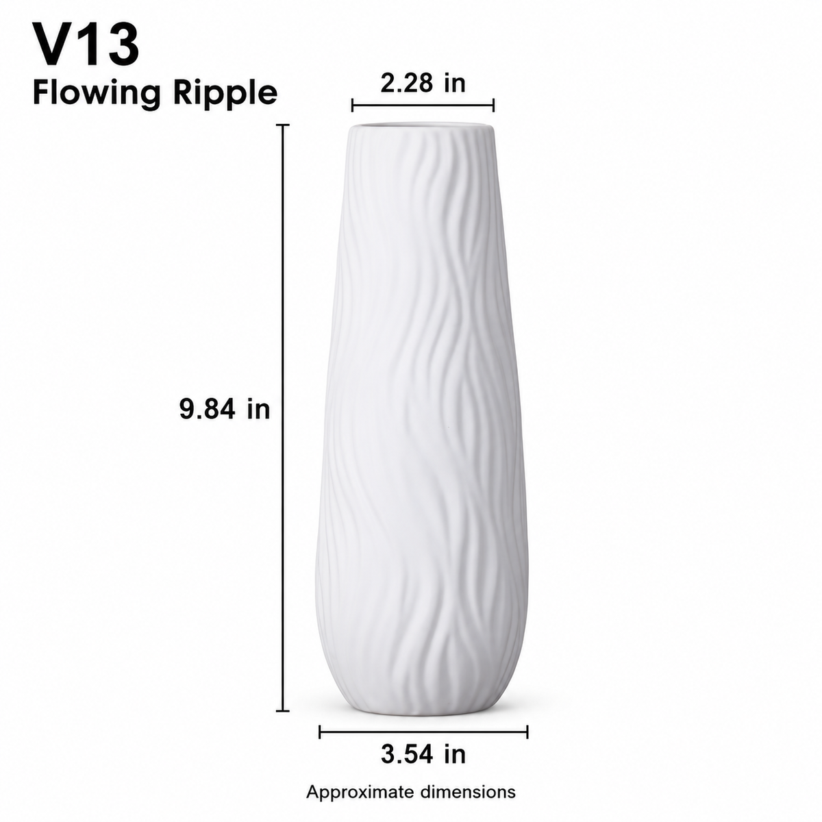 White Ceramic Vase – 15 Sculptural & Textured Styles