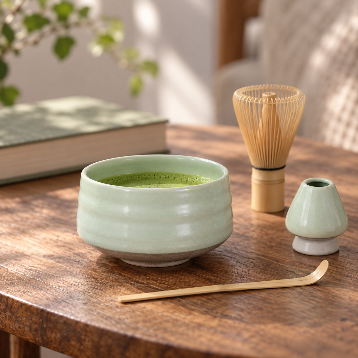 Ceramic Matcha Bowl – 650 mL | Bowl Only or 4-Piece Set
